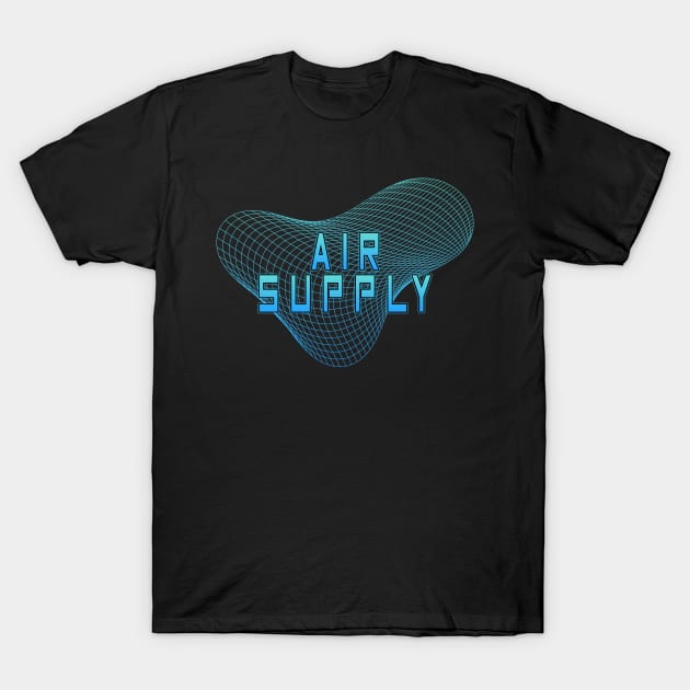 Geometric Line Air Supply T-Shirt by Itulah Cinta